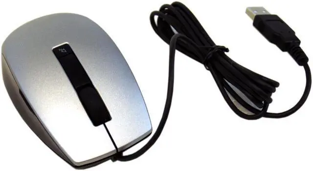 Main image of LOT of 5 NEW Dell 6-Button Silver USB Laser Optical Mouse MOCZUL - 1KHD8