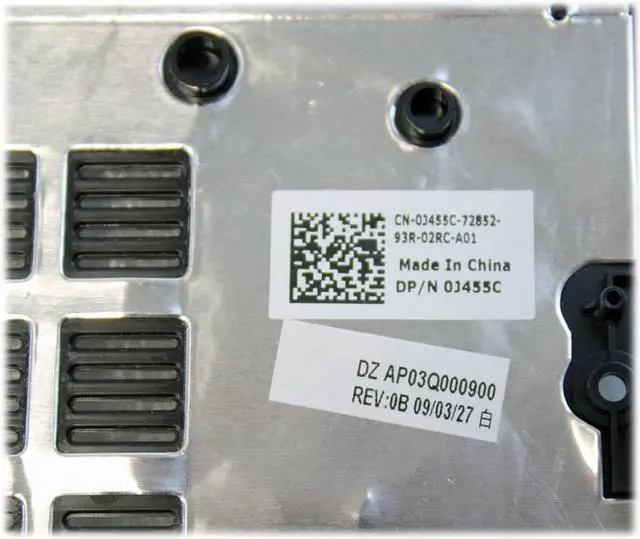 Alt view image 3 of 5 - NEW Dell Vostro 1520 Memory/CPU Door Cover - J455C