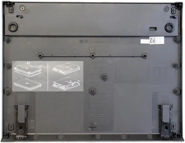 Alt view image 3 of 7 - NEW Genuine Dell Vostro 1310 Black Bottom Base Cooling Slice - F536F