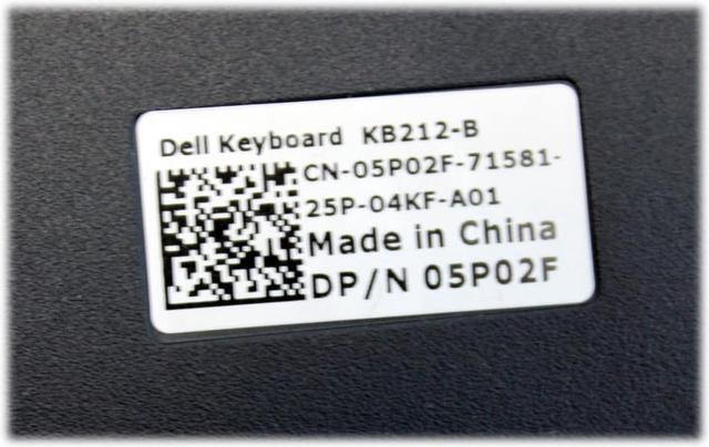 Alt view image 3 of 6 - Dell Y91Y3 2GR91 D6JDM DJ458 194XT 1H2FY 5P02F 4G481 USB Wire Keyboard DJ454