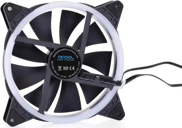 Alt view image 10 of 15 - Alphacool Eiszyklon Aurora LUX 140mm Fan, Digital RGB