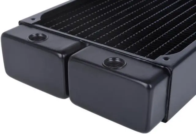 Alt view image 9 of 13 - Alphacool NexXxos XT45 Full Copper Radiator V.2, 140, 140mm x 1, Single Fan