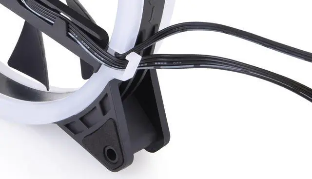Alt view image 12 of 15 - Alphacool Eiszyklon Aurora LUX 140mm Fan, Digital RGB