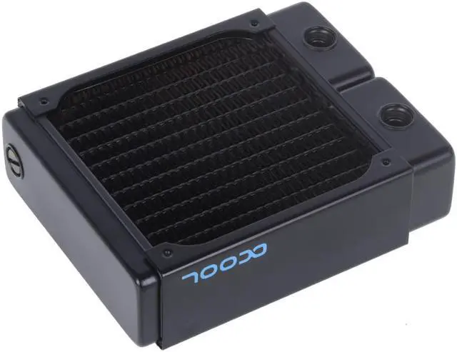 Alt view image 8 of 14 - Alphacool NexXxos XT45 Full Copper 120mm Radiator V.2, 120mm x 1, Single Fan