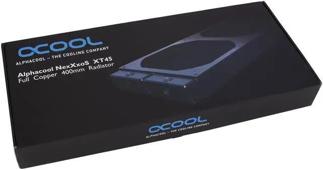 Alt view image 11 of 11 - Alphacool NexXxoS XT45 Full Copper 400mm Raditor, 2x200mm