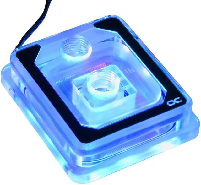 Alt view image 8 of 14 - Alphacool Eisblock Aurora XP3 Light CPU Water Block, Plexi