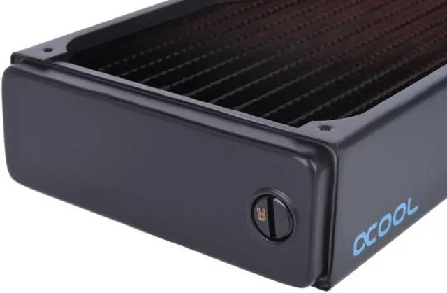 Alt view image 10 of 14 - Alphacool NexXxos XT45 Full Copper 120mm Radiator V.2, 120mm x 1, Single Fan