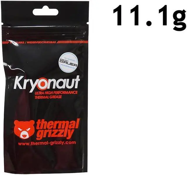 Alt view image 13 of 20 - Thermal Grizzly Kryonaut Thermal Grease Paste - 11.1 Grams