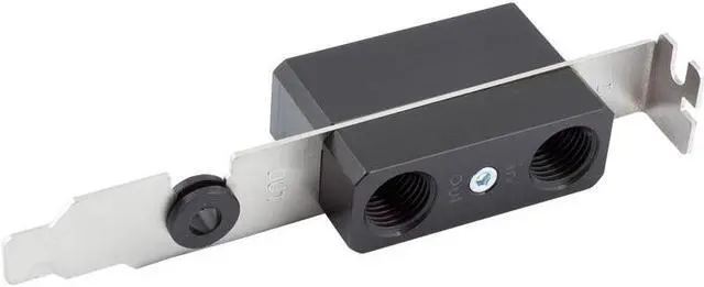 Alt view image 3 of 3 - Aquacomputer Slot Cover with 2x G1/4" Ports