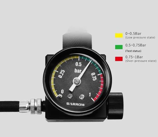 Alt view image 2 of 5 - Barrow System Pressure Leak Tester - 1.0 Bar Gauge (GJQM-01)