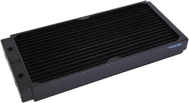 Alt view image 7 of 11 - Alphacool NexXxoS XT45 Full Copper 400mm Raditor, 2x200mm