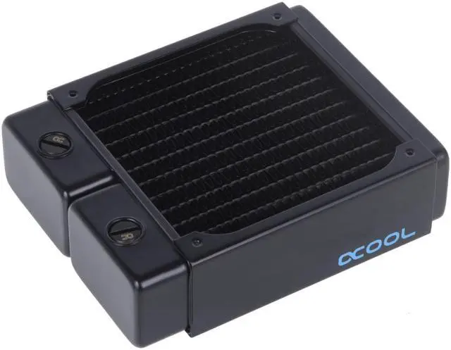 Alt view image 7 of 14 - Alphacool NexXxos XT45 Full Copper 120mm Radiator V.2, 120mm x 1, Single Fan