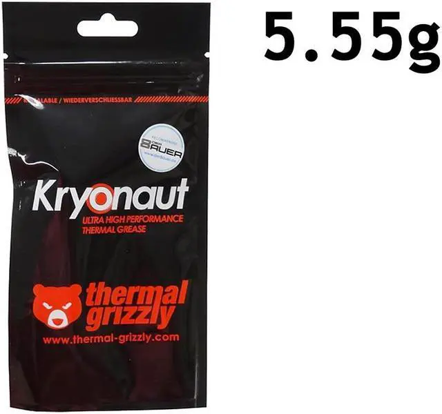 Alt view image 13 of 14 - Thermal Grizzly Kryonaut Thermal Grease Paste 5.55 Gram Model TG-K-015-R-5.5g