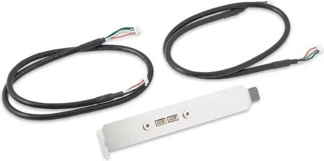 Main image of Aquacomputer RGBpx PCI Slot Cover for Two RGBpx Connections (53290)