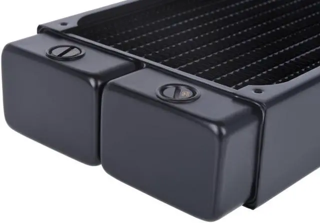 Alt view image 9 of 14 - Alphacool NexXxos XT45 Full Copper 120mm Radiator V.2, 120mm x 1, Single Fan