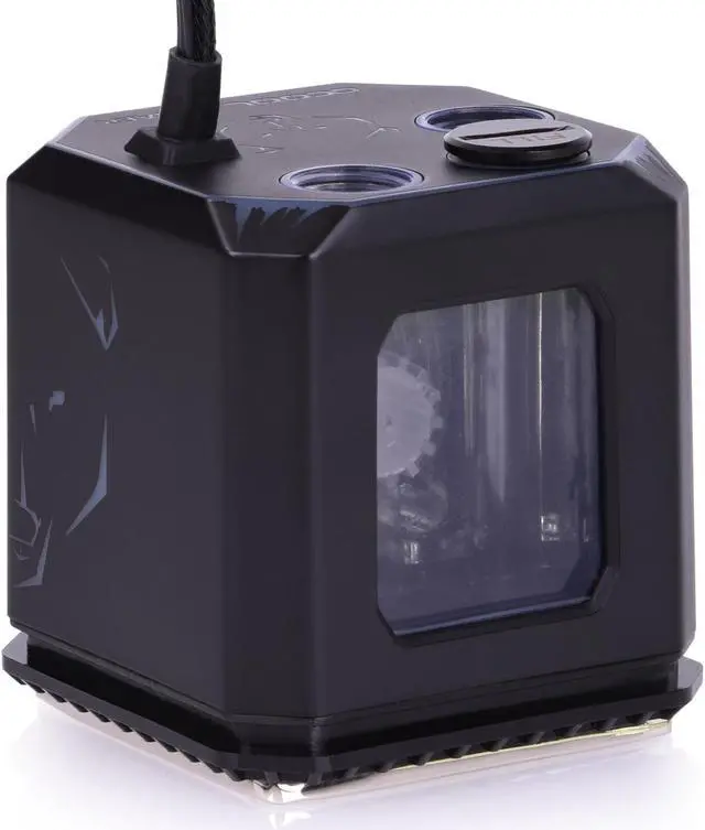 Alt view image 8 of 14 - Alphacool Eisbaer Aurora (Solo) CPU Water Block and Pump, Digital RGB