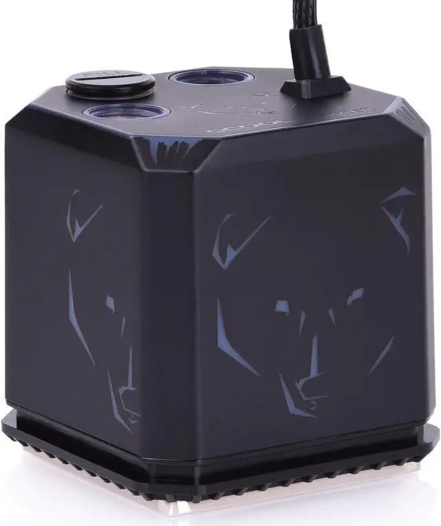 Alt view image 9 of 14 - Alphacool Eisbaer Aurora (Solo) CPU Water Block and Pump, Digital RGB