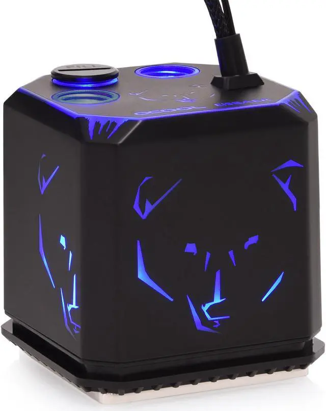 Alt view image 7 of 14 - Alphacool Eisbaer Aurora (Solo) CPU Water Block and Pump, Digital RGB