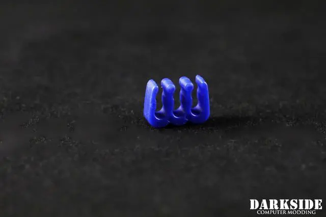 Alt view image 2 of 2 - Darkside 6-pin Open-Closed Cable Management Comb – Blue (DS-1056)