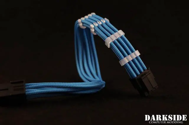 Alt view image 4 of 4 - Darkside 8-pin Open-Closed Cable Management Comb - Clear (DS-0990)