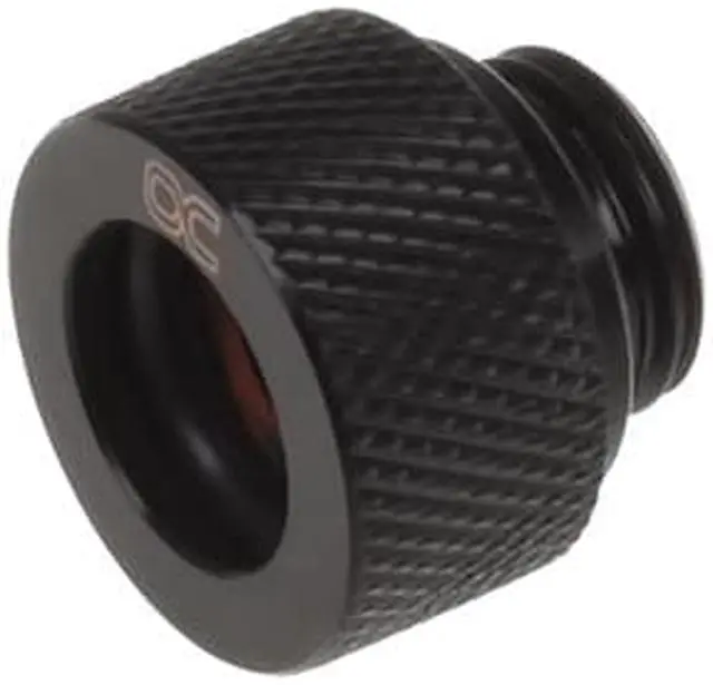 Alt view image 8 of 8 - Alphacool Eiszapfen G1/4" HardTube Compression Fitting for Carbon Tubes, 12mm OD, Black
