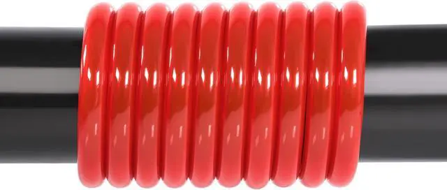 Alt view image 7 of 8 - Alphacool AlphaTube HF Flexible Tubing 10mm ID, 16mm OD (3/8" ID, 5/8" OD), 3 Meters, UV Red