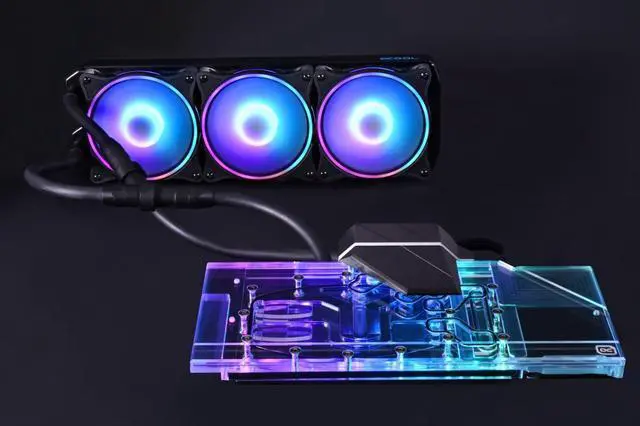 Main image of Alphacool Eiswolf 2 AIO - 360mm RTX 3080/3090 Suprim X with Backplate (13069)