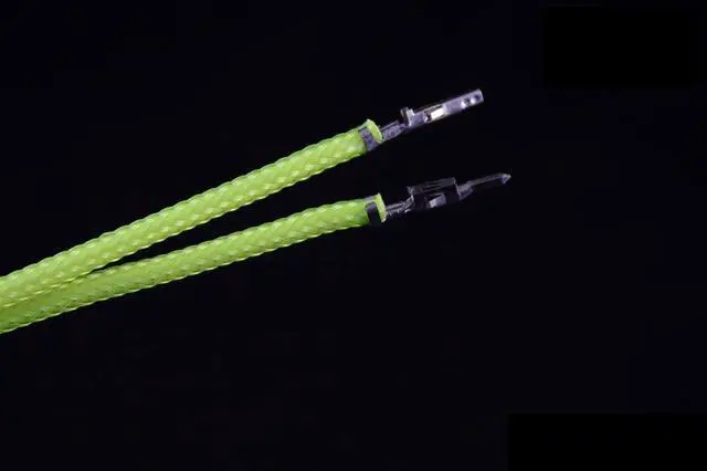 Main image of Darkside 12" (30cm) Male-Female Pre-Sleeved ATX and PCI-E Wire â Acid Yellow (DS-0799)