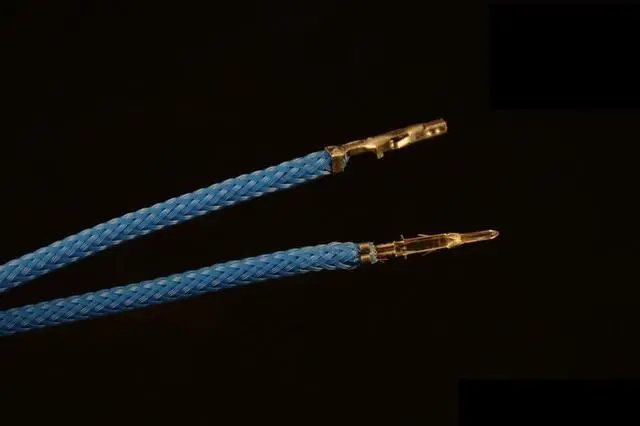Main image of Darkside 17.5" (45cm) Male-Female Pre-Sleeved ATX and PCI-E Wire â Aqua Blue (DS-0887)