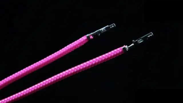 Main image of Darkside 12" (30cm) Female-Female Pre-Sleeved ATX and PCI-E Wire â Pink (DS-1109)