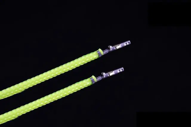 Main image of Darkside 17.5" (45cm) Female-Female Pre-Sleeved ATX and  PCI-E Wire â Acid Yellow (DS-1116)