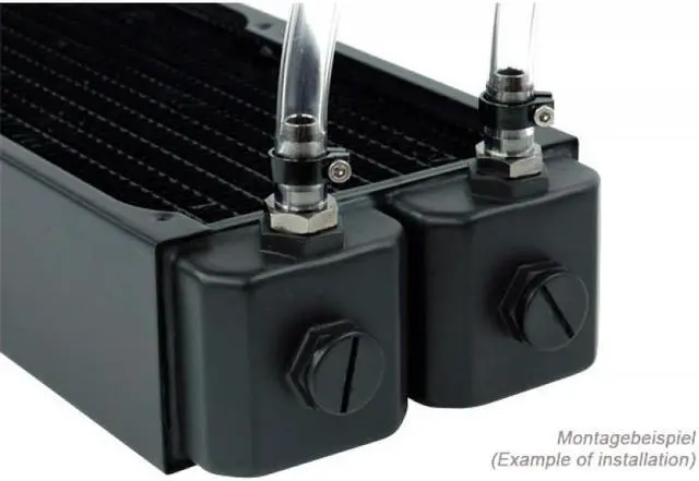 Alt view image 5 of 6 - Phobya 5/8" (16-17mm) Hexagonal Hose Clamp - Black (68121)