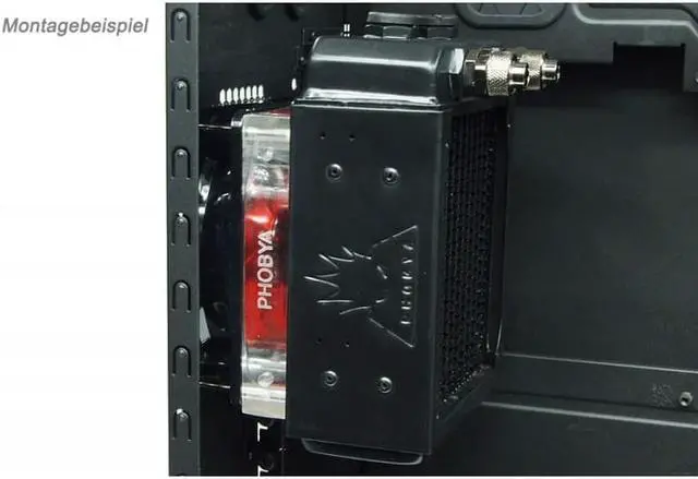 Alt view image 5 of 5 - Phobya 140x140x20mm Shroud Plexi (38113)