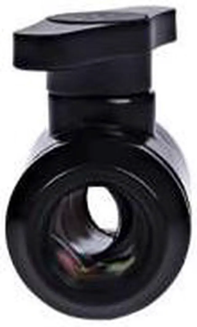 Alt view image 2 of 5 - Alphacool G1/4 Eiszapfen 2-Way Ball Valve Fitting - Deep Black (17142)