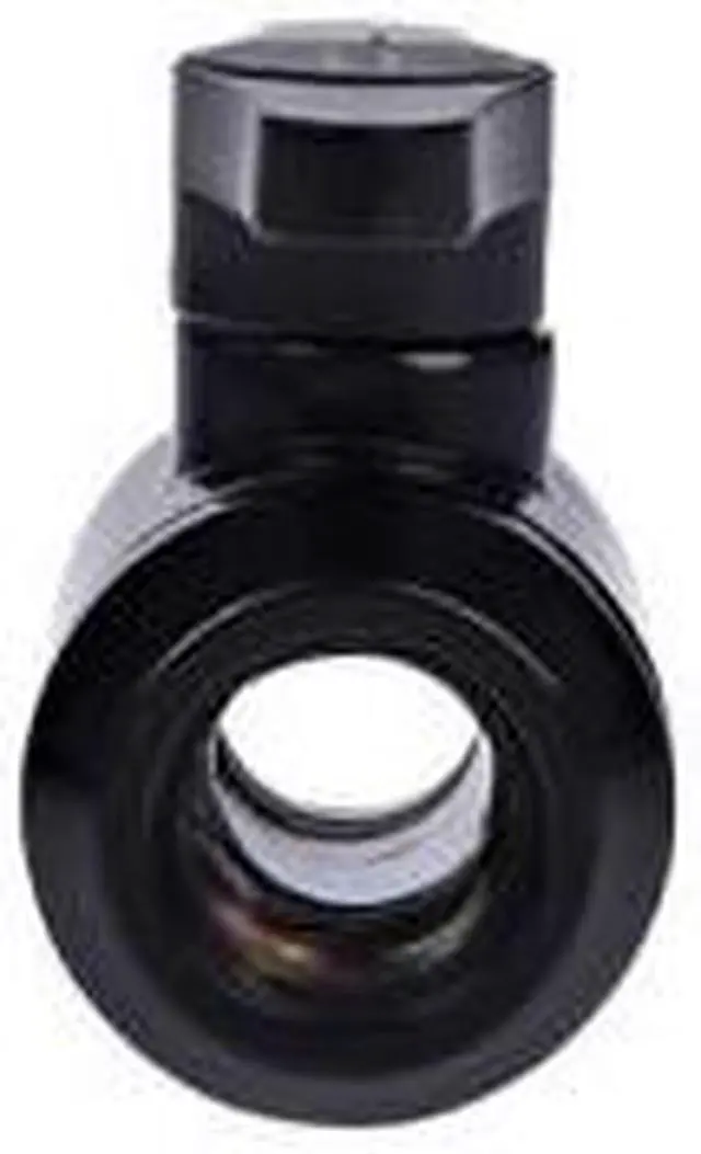 Alt view image 5 of 5 - Alphacool G1/4 Eiszapfen 2-Way Ball Valve Fitting - Deep Black (17142)