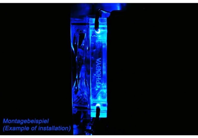 Alt view image 5 of 10 - Phobya 120x120x20mm Shroud Plexi (38112)