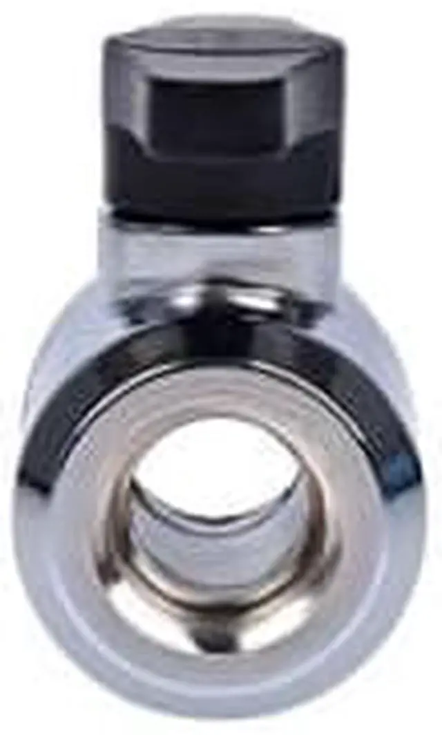 Alt view image 3 of 5 - Alphacool G1/4 Eiszapfen 2-Way Ball Valve Fitting - Chrome (17141)