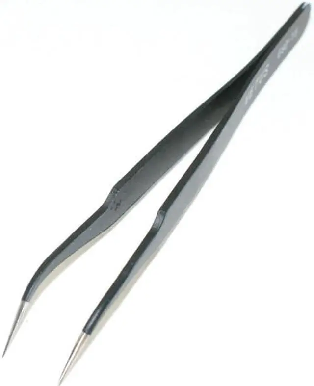 Alt view image 3 of 5 - Vetus Professional Antistatic Precision Tweezers (ESD-15)