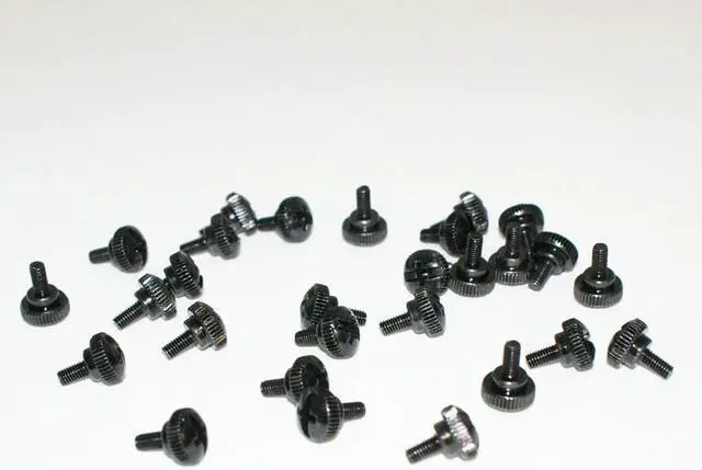 Alt view image 5 of 5 - M3.5 x 5mm Black Thumb Screws (6#-32X5)
