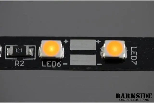 Alt view image 4 of 6 - DarkSide 7.75" CONNECT Dimmable Rigid LED Strip - Orange (DS-0312)