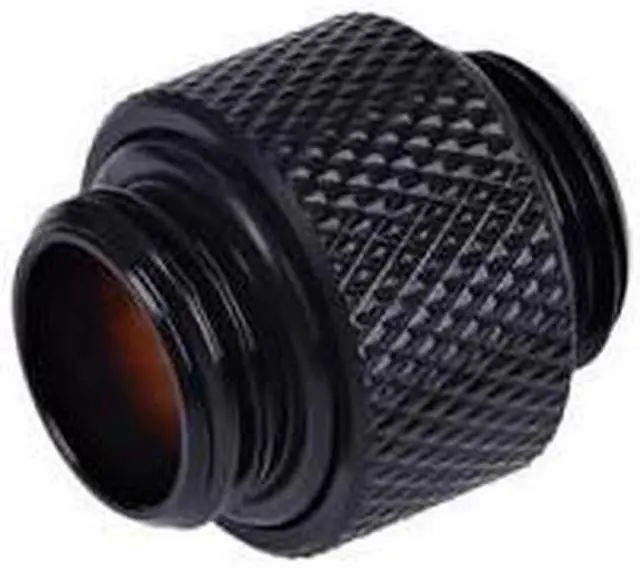 Main image of Alphacool G1/4" HF 10mm Male to Male Extension Fitting - Deep Black (17215)