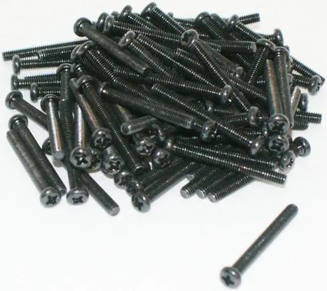 Alt view image 4 of 4 - M4.0 x 35mm Black Screws (PM4X35)