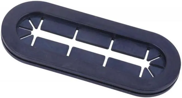 Main image of Phobya Cable Rubber Grommet Oval - Black (75145)