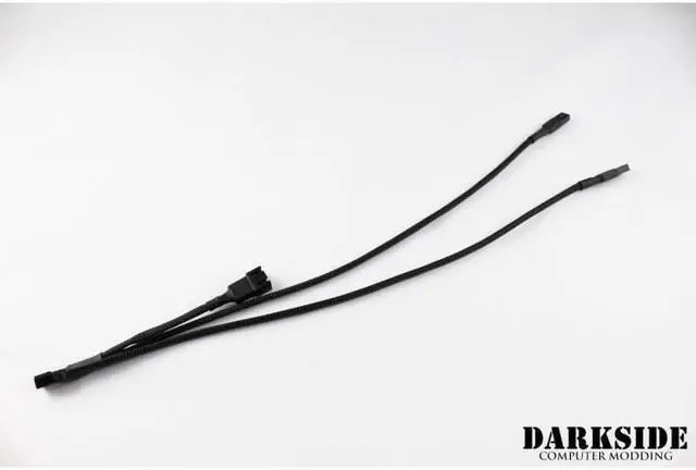 Alt view image 2 of 3 - DarkSide CONNECT Pass-Through Y-Cable | 12" | 3-Pin - Type 4 (DS-0368)