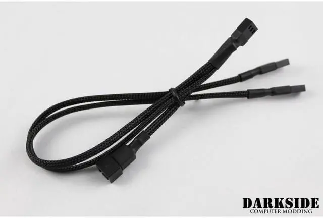 Alt view image 3 of 3 - DarkSide CONNECT Pass-Through Y-Cable | 12" | 3-Pin - Type 4 (DS-0368)
