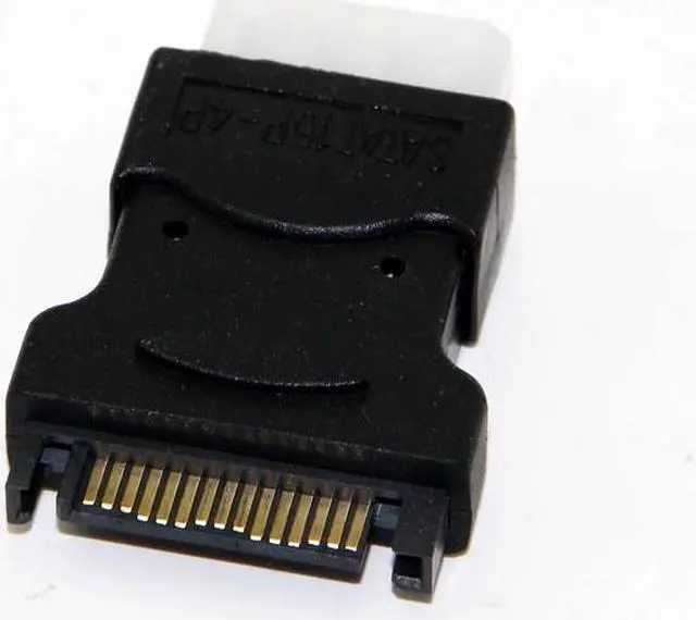 Alt view image 2 of 4 - 15-Pin SATA to 4-Pin Molex Connector (CAB310)