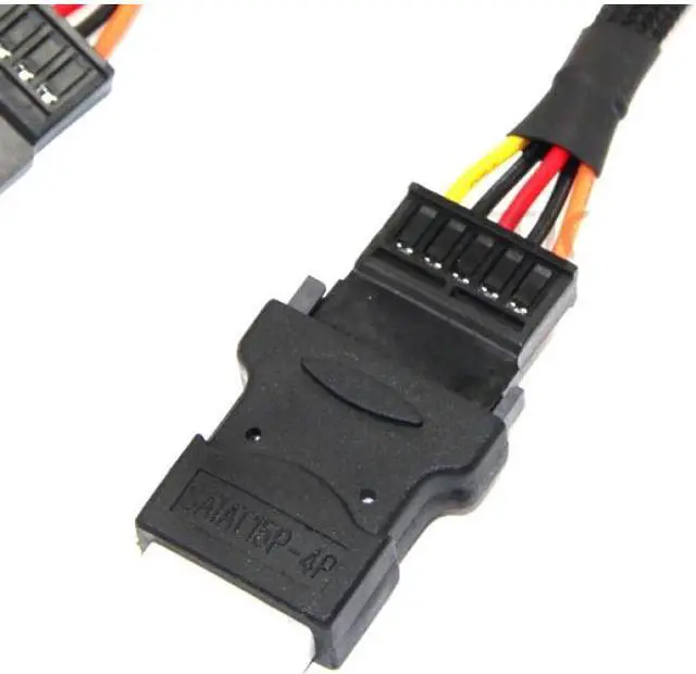 Alt view image 4 of 4 - 15-Pin SATA to 4-Pin Molex Connector (CAB310)