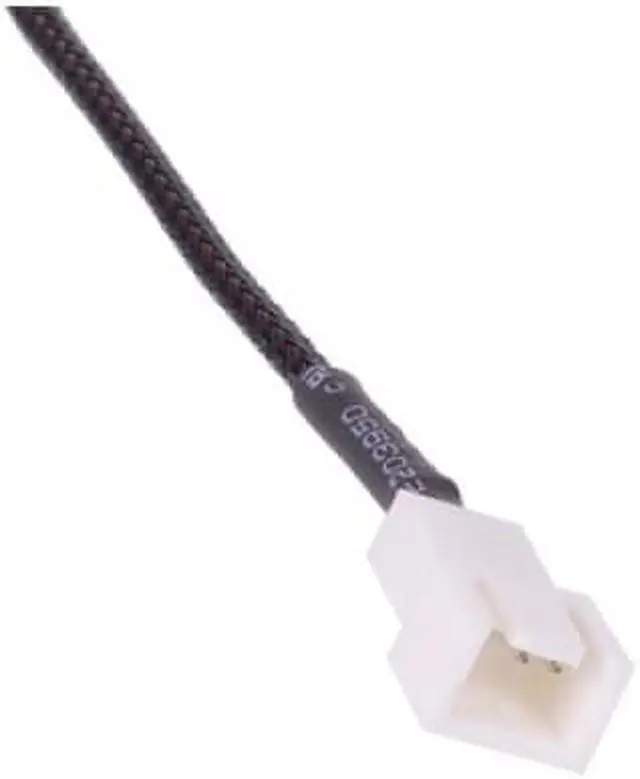 Alt view image 3 of 4 - Phobya 5V USB External to 3-Pin Fan Cable - 30cm | Black (81132)