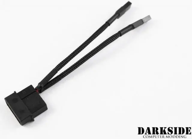 Alt view image 3 of 3 - DarkSide CONNECT Y-Cable | 4" | 4-Pin Molex - Type 6s (DS-0371)