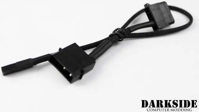Alt view image 3 of 3 - DarkSide CONNECT Pass-Through Cable | 12" | 4-Pin Molex - Type 7 (DS-0374)